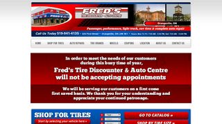 Fred's Tire Discounter & Auto Centre :: Orangeville ON Tires & Auto ...