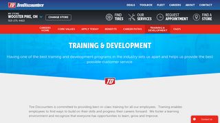 Training And Development | Careers | Tire Discounters