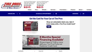 Tire Pros & Wheel Experts Financing | Get the Card for Your Car at ...