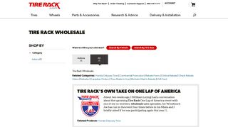 Tire Rack Wholesale at Tire Rack