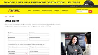 Sign-Up | Tires Plus