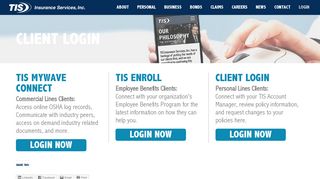 Client Login | TIS Insurance Services