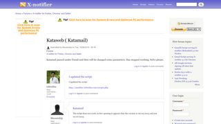 Kataweb ( Katamail) | X-notifier