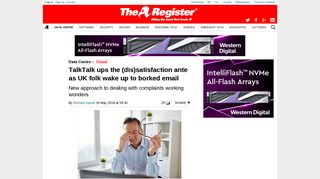 TalkTalk ups the (dis)satisfaction ante as UK folk wake up to borked ...
