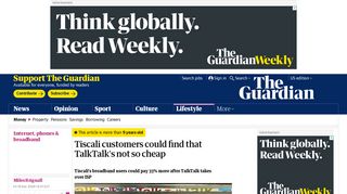 Tiscali customers could find that TalkTalk's not so cheap | Money ...