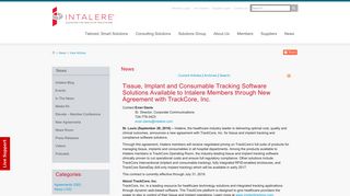 TrackCore Provides Tracking Software Solutions to Members - Intalere