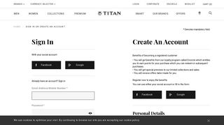 login/sign - Titan