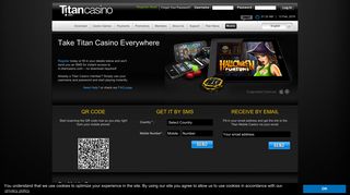 Play mobile casino games with Titan Casino mobile