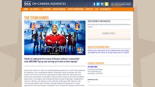 The Titan Games - On Camera Audiences