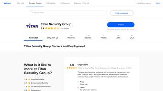 Titan Security Group Careers and Employment | Indeed.com