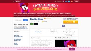 TitanBet Bingo - Latest Bingo Bonuses