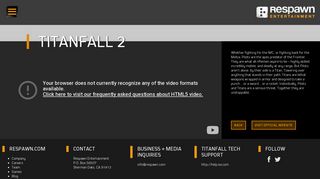 Titanfall 2 - Respawn Entertainment