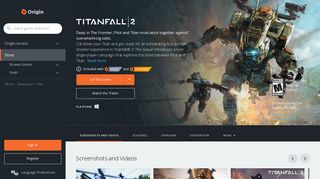 Titanfall™ 2 for PC | Origin