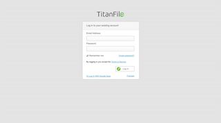 Log in to your existing account - TitanFile