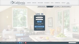 login - California Title Company