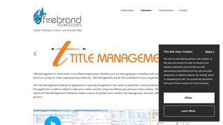 Title Management | Firebrand Technologies