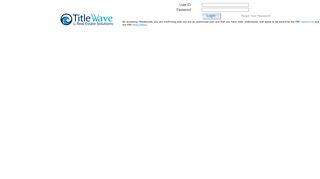 TitleWave - Customer Login