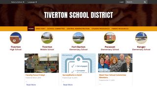 Tiverton School District: Home