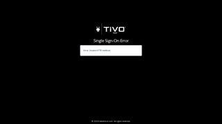 Login Template Title - TiVo Online