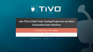Join TiVo's Field Trials Testing Project for our Next Generation User ...