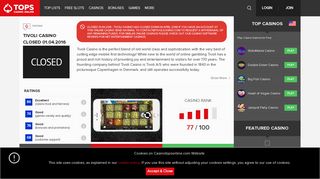 Tivoli Online Casino Review | CasinoTopsOnline.com