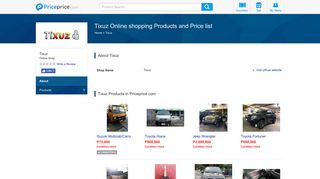 Tixuz - Products and Price list | Priceprice.com