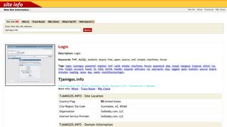 Tjamigos.info: Login - Web Counter