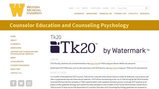 Tk20 | Counselor Education and Counseling Psychology | Western ...