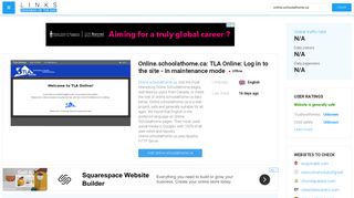 Visit Online.schoolathome.ca - TLA Online: Log in to the site - In ...