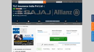 TLC Insurance India Pvt Ltd, Hebbal Kempapura - Insurance ... - Justdial
