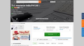 TLC Insurance India Pvt Ltd, Ashok Nagar - General Insurance Agents ...