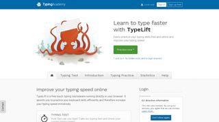 Learn to type with our free typing practice - TypingAcademy