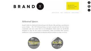 Rehearsal Spaces - Brand XBrand X
