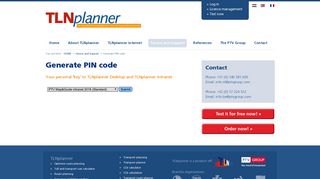 Your personal 'key' for TLNplanner