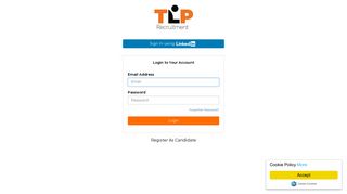Login to your Account - TLP