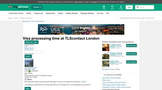 Visa processing time at TLScontact London - France Message Board ...