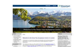 the Swiss Visa Acceptance Centre in London - TLScontact