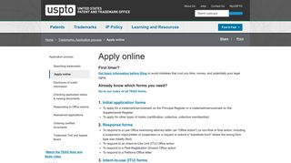 Apply online | USPTO - United States Patent and Trademark Office
