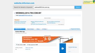 webmail2014.tm.com.my at WI. Outlook Web App - Website Informer