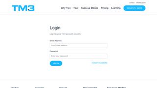 TM3 Login Page | Private Practice Software | TM3