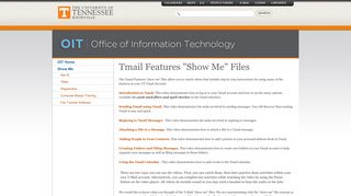 Office of Information Technology | The University of Tennessee ...