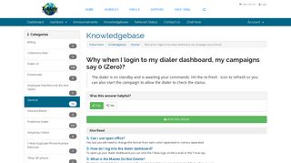 Why when I login to my dialer dashboard, my ... - Tmax Dialer