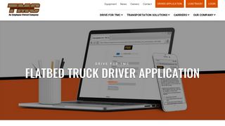Flatbed Truck Driver Application | TMC Transportation