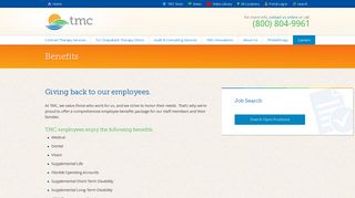 TMC Employee Benefits - TherapyMgmt