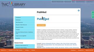 TMC Library | PubMed
