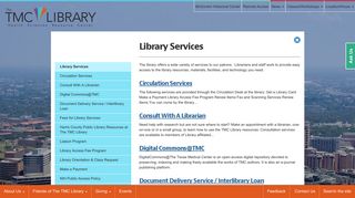TMC Library | Library Services