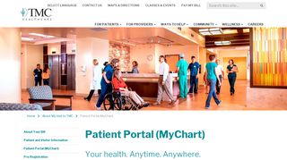 Patient Portal - Tucson Medical Center