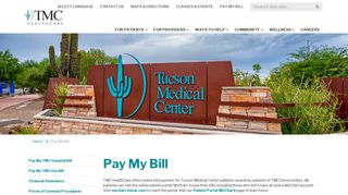 Pay My Bill Tucson, Arizona (AZ) - Tucson Medical Center
