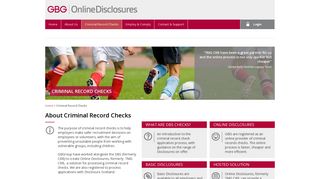 Online Criminal Record Checks (DBS) - Online ... - TMG CRB