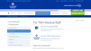 TMH Medical Staff | Tallahassee Memorial HealthCare | Tallahassee, FL